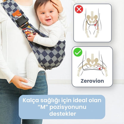 Zerovion - Yeşil Yan Sling Çocuk Taşıyıcı