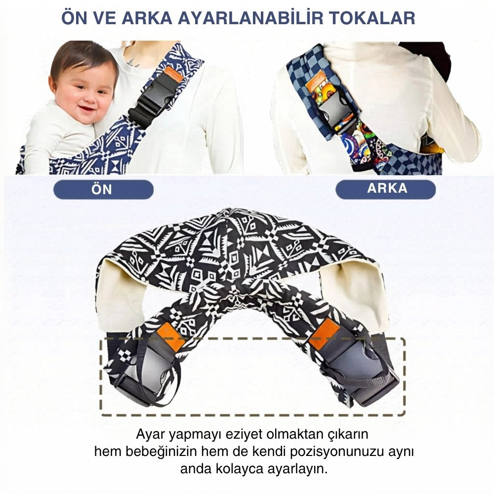 Zerovion - Yeşil Yan Sling Çocuk Taşıyıcı