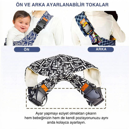 Zerovion - Yeşil Yan Sling Çocuk Taşıyıcı